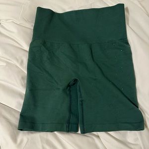 TNA Green Biker Shorts